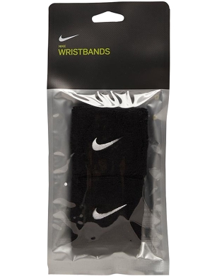 Nike Swoosh Wristbands 2pk - Black